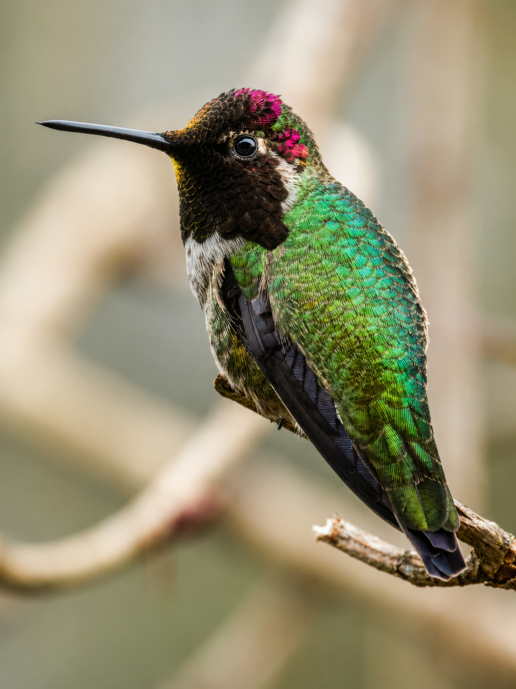Anna's hummingbird photographed at Cowichan Valley