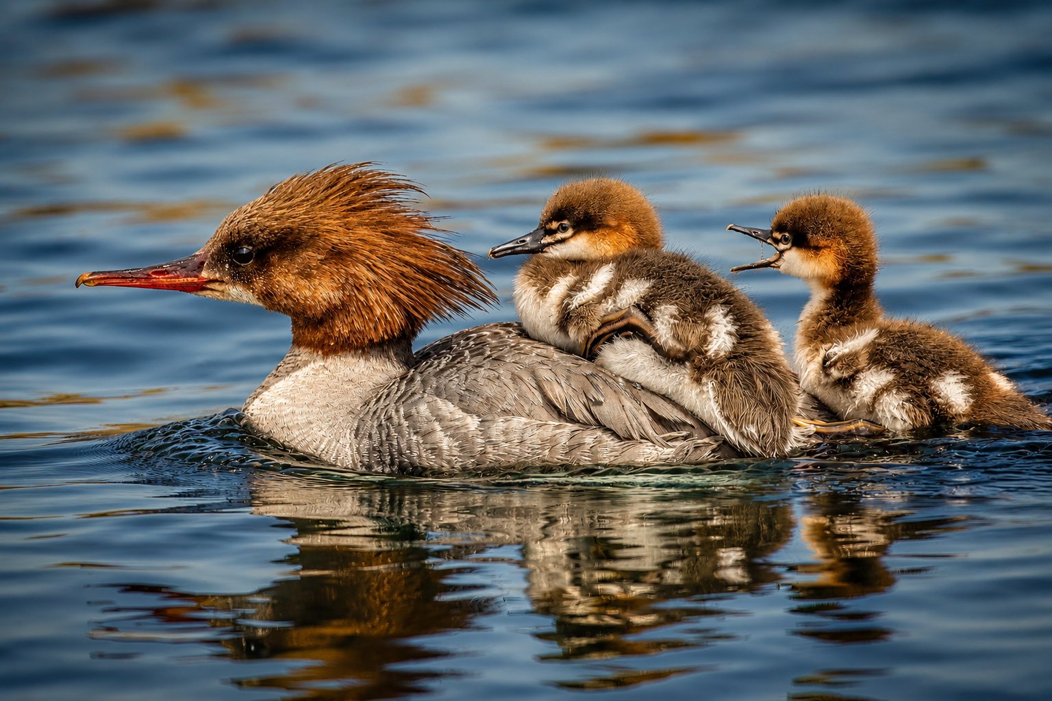Merganser Family — Campbell River - British Columbia